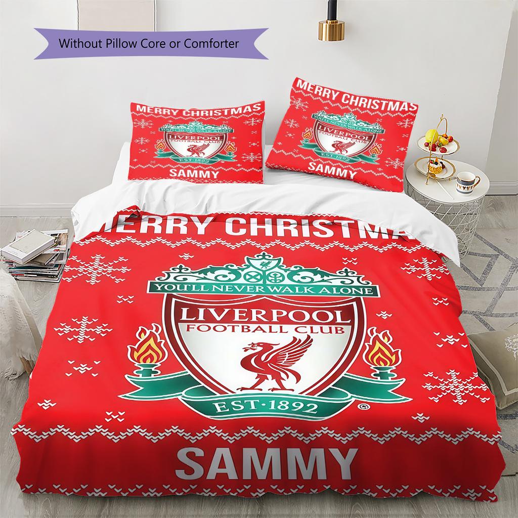 Liverbird logo Pattern Bedding Quilt Set Quilt Cover Pillowcase Home Decoration Birthday Gift (1 * duvet cover + 2 * pillowcase, without core)