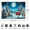 1Pcs Charming Arctic Winter Wonderland Photography Background - Perfect for Christmas and Winter Theme Photography