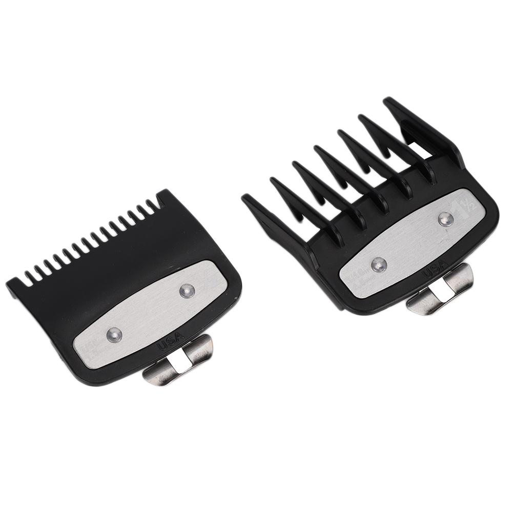 2pcs Professional Comb Guide Set Hair Clipper Spare Parts Hairstyling Limit Combs Accessory