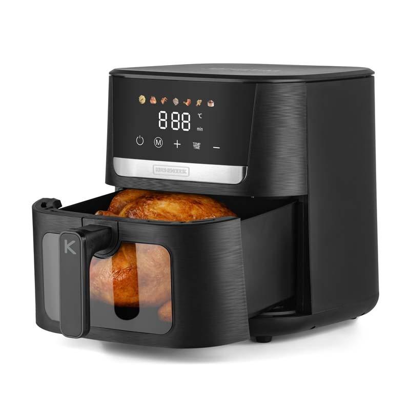Kitchencook - Airmed 7w - Friteuse à Air 7l Avec Fenêtre - 7 Programmes - 1600w