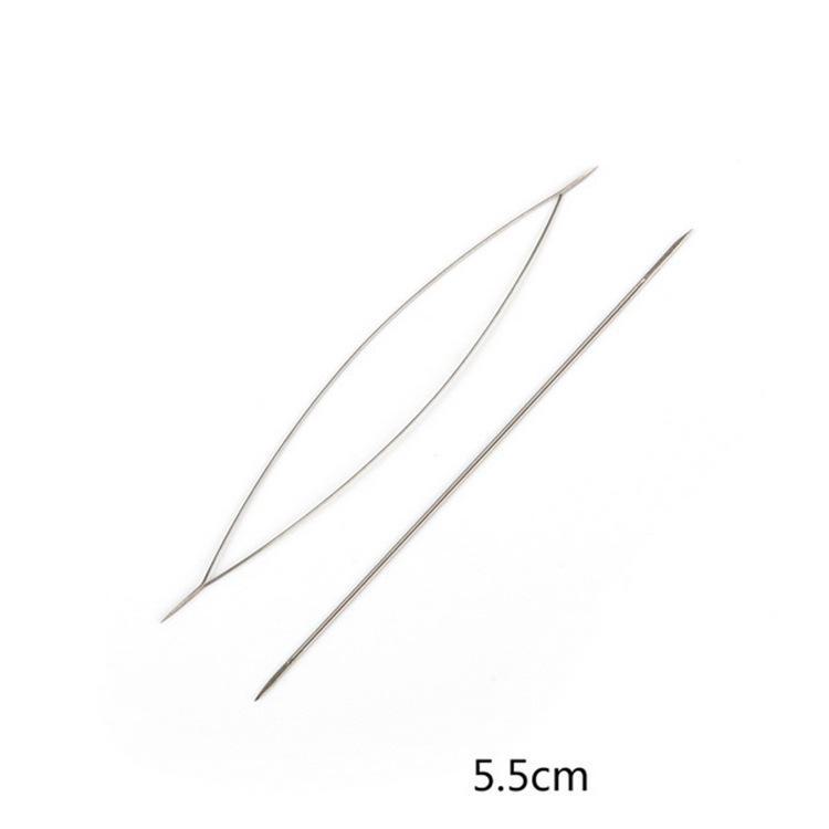 

Инструмент для бисероплетения своими руками — игла с большим ушком для проектов своими руками, вязания крючком и нанизывания бусин Будды. Идеально подходит для изготовления изящных ручных ожерелий.