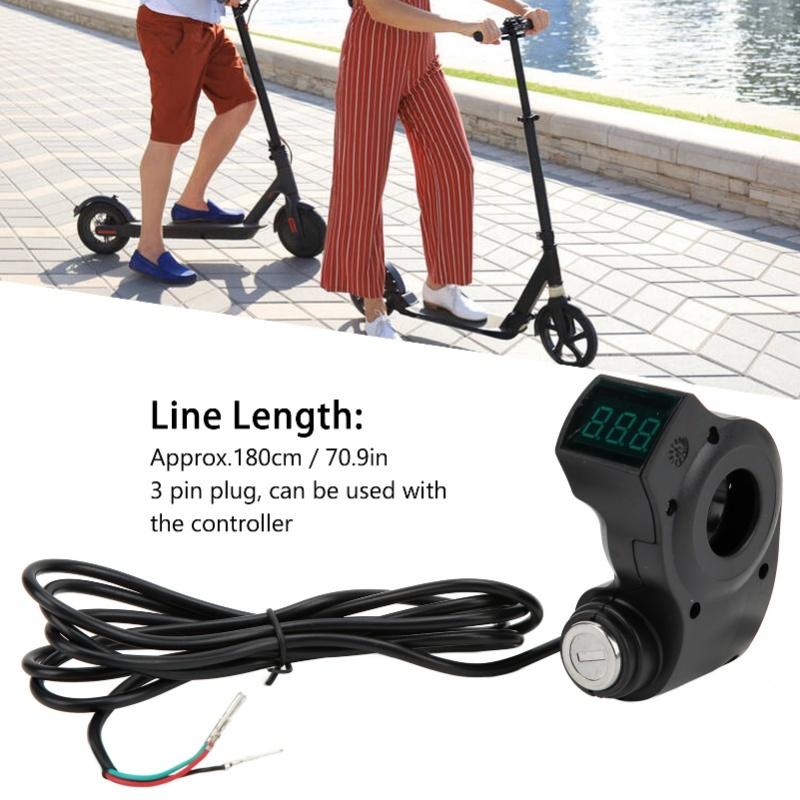 Electric Scooter Ignition Lock 3 Pin Plug One Button Start Scooter Switch Lock With 2 Keys For KUGOO For M4 Scooter