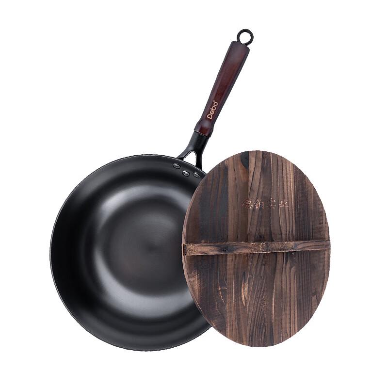 Debo DEP-709 32cm Cast Iron Wok