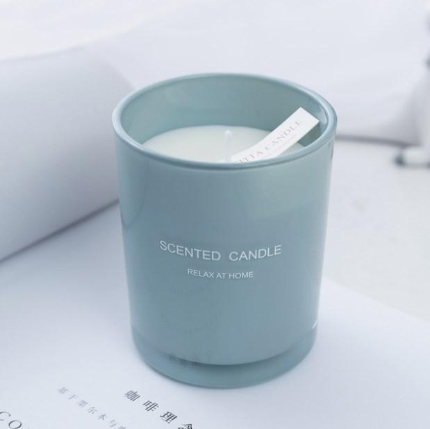 Valentine s Day Christmas Gifts  Custom Private Label Scented Candles Soy Wax Big Scented Candles 7.5*7.5*8.2cm without gift box