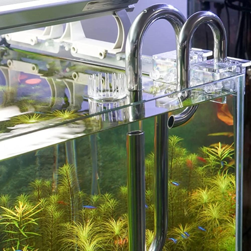 12/16mm Inflow Outflow  Pipe 360 Degree Rotation Stainless Steel Extension Tube  Aquarium
