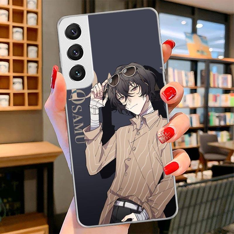 Bungo Stray Dogs Dazai Cover Phone Case For Samsung Galaxy S26 S25 Edge S24 Ultra S23 S22 Plus S21 S20 FE Soft Fundas Shell Gala