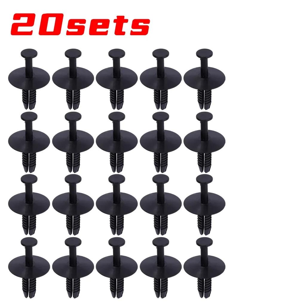 10-50sets Bumper Trim Buckles Cars Rivet Clips Doors Sill Fixing Clips Wheel Arch Clip for Mercedes-Benz BMW357 Auto Accessories