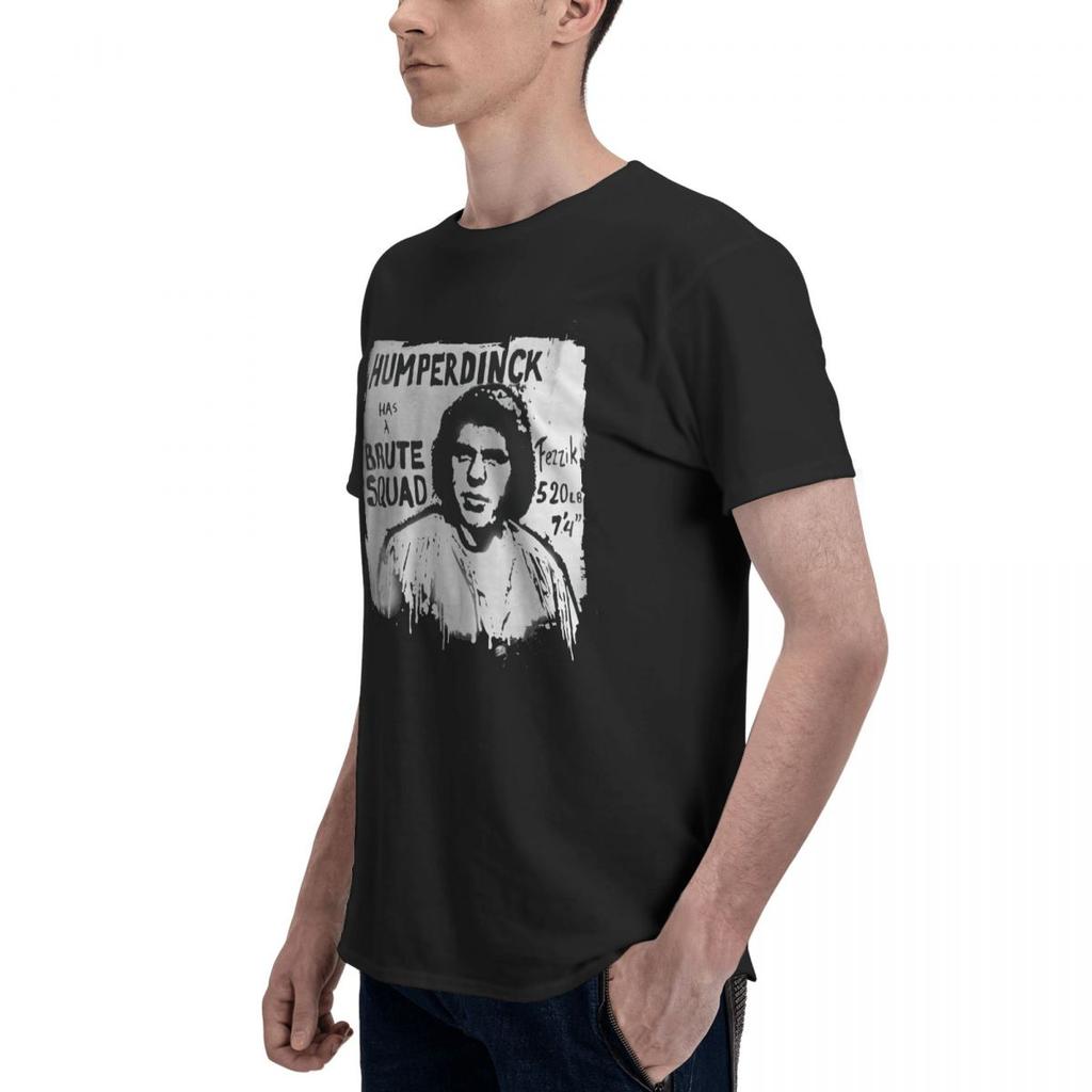 T Shirt Andre The Giant From The Princess Bride Graces Brute Squad Print Casual Short Sleeve Tees Unisex Gothic T Shirt