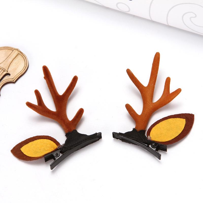 Christmas Party Set: Glasses, Headband, Hair Clips - Cartoon Gift for Kids' Birthdays