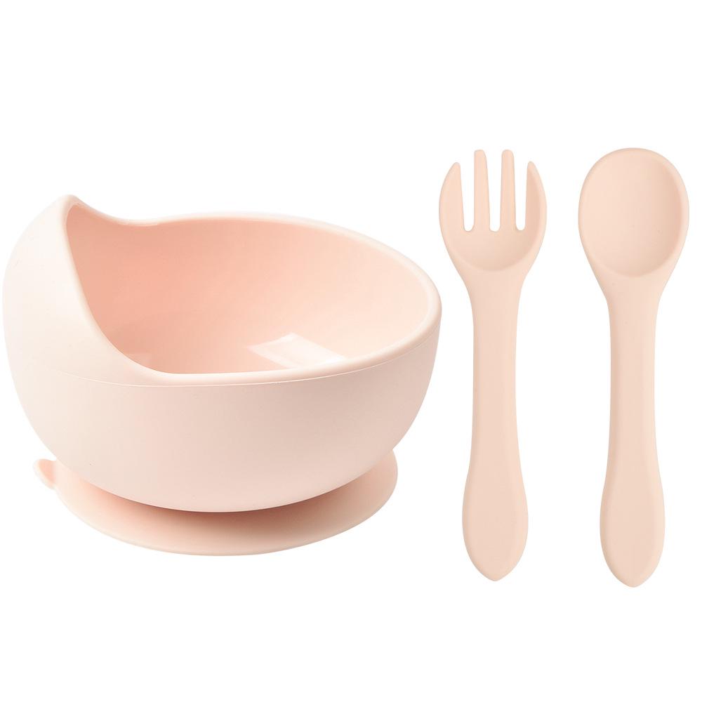 Silicone Suction Baby Bowl & Spoon Set for Feeding and Training