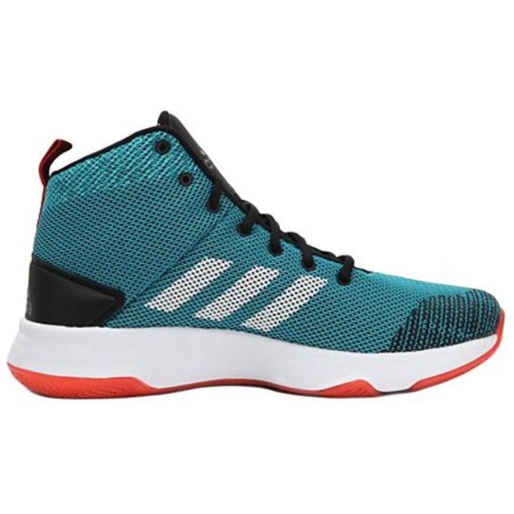 New Adidas Cloudfoam Executor Anti-Slip Wear-Resistant Mid-Top Basketball Shoes Men's Blue BB9904