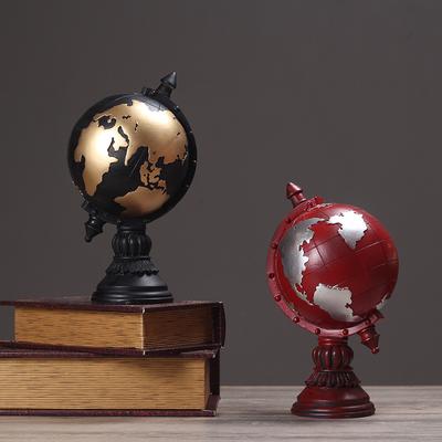 Vintage Globe díszek játék ajándék modell miniatűr lakberendezési retro dekoráció