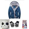 Undertale Sans Cosplay Set Hoodie Shorts Long Socks Mask Gloves Keychain**