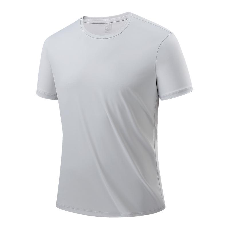 Men's and Women's Quick-Dry Short Sleeve Sports T-Shirts - Ice Silk & Nylon