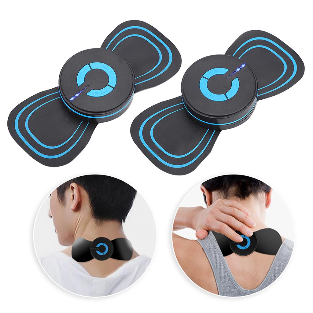 Cervical Massager Mini Neck Massager Cervical Massage Pad Pain Relief EMS Muscle Stimulator EMS Muscle Stimulator