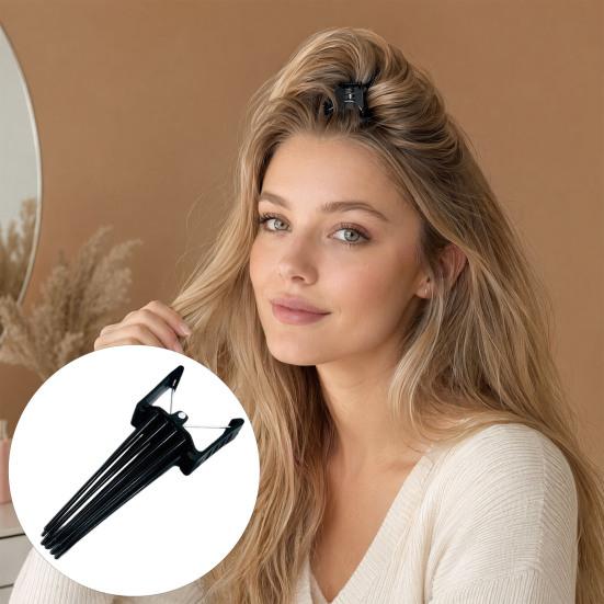2Pcs Girl Hairpins, Crack-resistant Hair Organizer Clip, Decorative Broken Hair Fixer, Hair Accessory for Travel Shower Kitchen