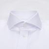 Men's Wedding French Cuff Dress Shirt Cotton 100% Long Sleeve Classic Fit Non Iron Windsor Collar Shirts with Free Cufflinks