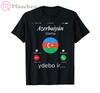 ZX 2026 Azerbaijan Azerbaijani men t shirts nation team tshirt 100 cotton tshirt clothing tees country flags AZE
