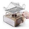 Foldable Camping Stove Toaster Stainless Steel Portable Toaster Outdoor Toaster  Backpacking