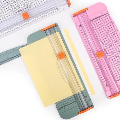 A4 Paper Cutter with Sliding Blade and Folding Ruler