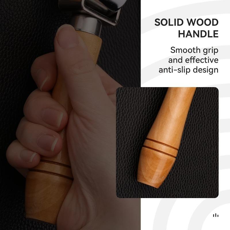 1PC Leather Glue Laminating Roller Leather Press Edge Roller Platen Tools for Craft DIY Laminating Tool for Leather Craft