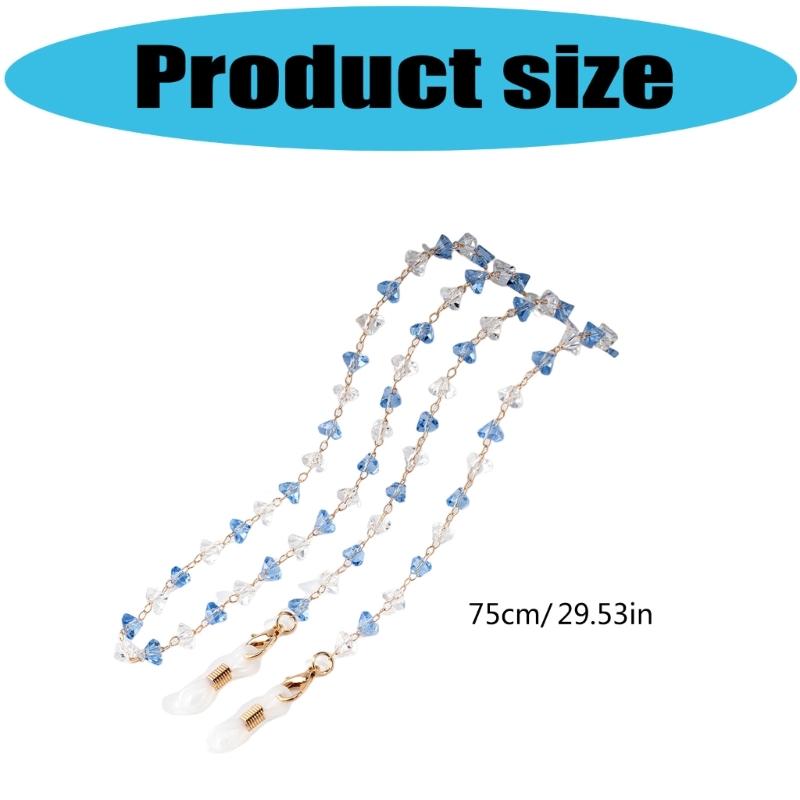 Eyeglasses Holder Chain Nonslip Glasses Retainer Cord For Glasses Facemask Women Men Everyday Use Fashion Accessory