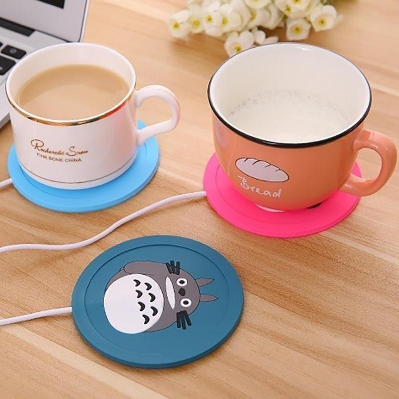 USB Silikon Wärme Wärmer Heizung Milch Tee Kaffee Becher Heiße Getränke Getränke Tasse 5V