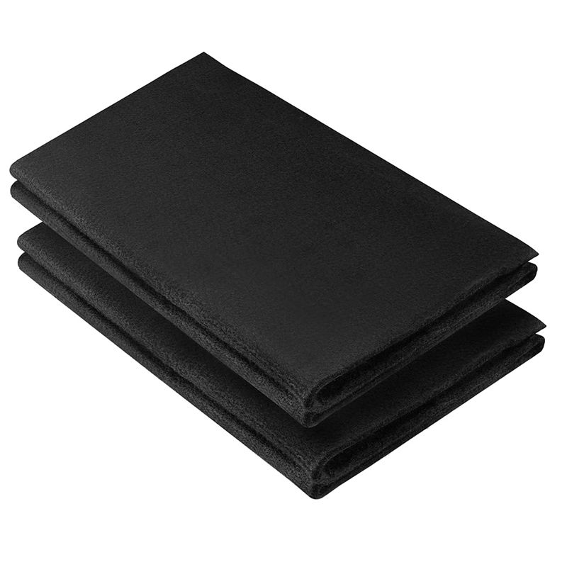 

AEE2-Carbon Felt Welding Blanket Fireproof 2 Packs 12 X 27Inch 1800℉ High Temp Insulation Pad, Brazing Heat Shield Mat чорний