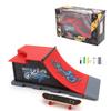 Finger Skateboard Indoor Sports Model - Creative Novelty Scene Props Assembly Toy.