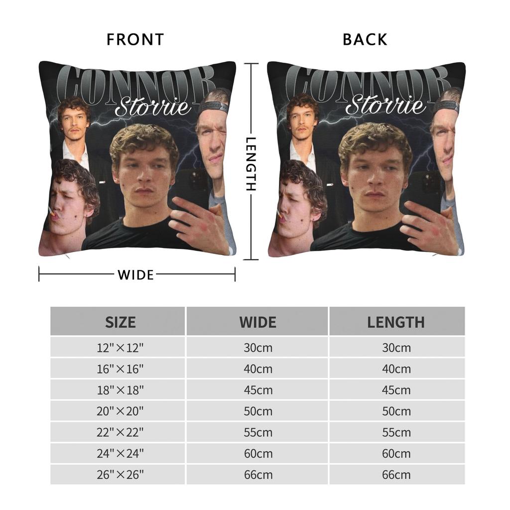 Connor Storrie Heated Rivalry Vintage Pillowcase Soft Polyester Cushion Cover Decoration Pillow Case Cover Home Square 45*45Cm