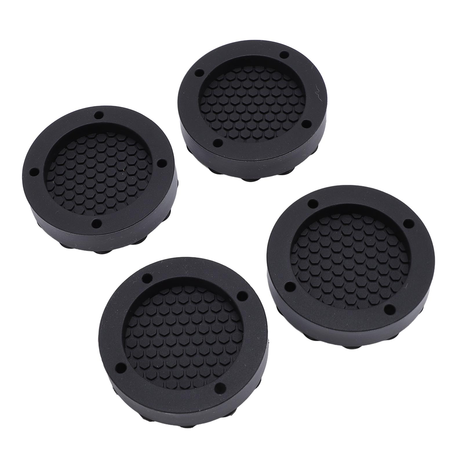 

4pcs Washing Machine Vibration Damper with Powerful Suction Cup Washing Machine Anti Vibration Mat чёрный