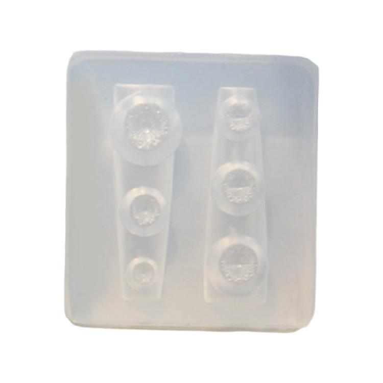 

Unique 3D Design Silicone Nail Art Mold For Handmade Jewelry Crafting Easy Clean Nail Accessories Resin Mold