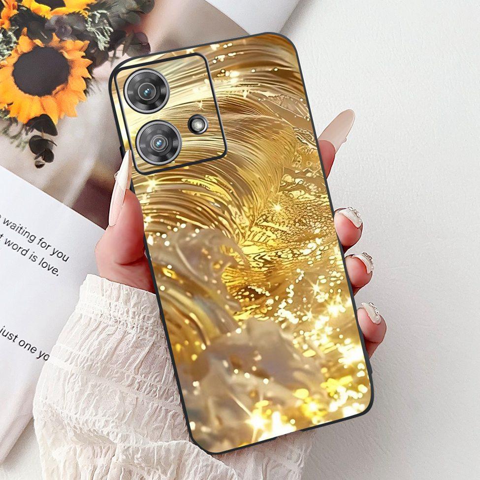 For Motorola Edge 40 Neo Case XT2307-1 Fashion Luxury Cute Cartoon Silicone Shockproof Bumper For Motorola Edge 40Neo Back Cover