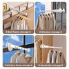 Portable Travel Clothes Hanger for Travel and Business Trips, Indoor Folding Clothes Hanger for Hotels, Retractable Drying Tool