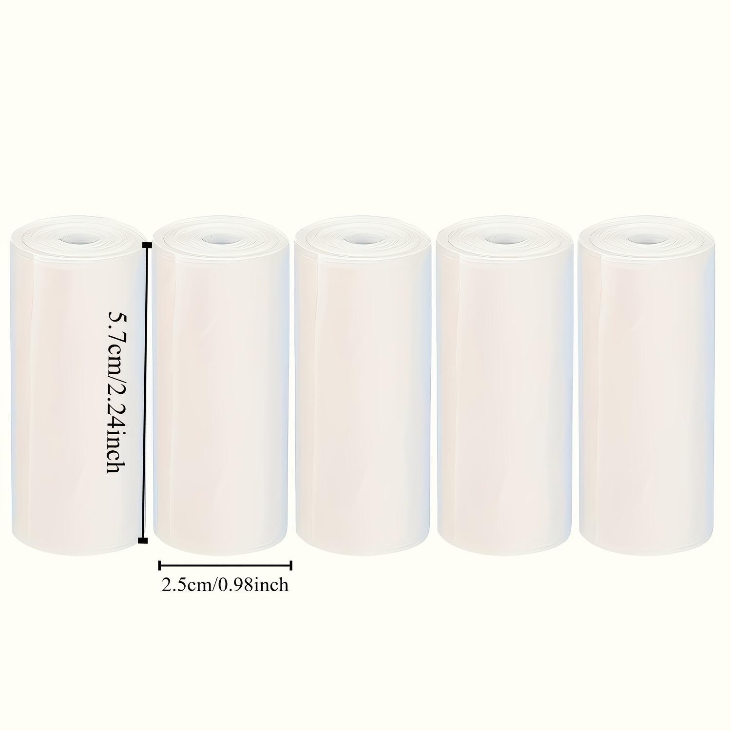 5/10 Rolls of mini thermal paper 5pcs белый