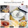 Electric Stand Mixer with Stainless Steel Bowl for Beating Eggs, Whipping Cream, and Mixing Cake & Dough