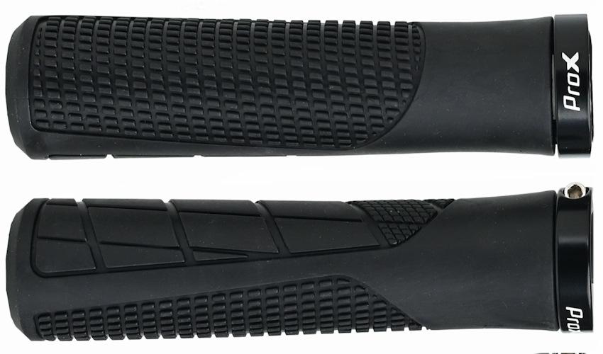 Prox Gp-34 Chwyty Rowerowe 130Mm Skręcane Rączki Gripy Kierownicy Czarne