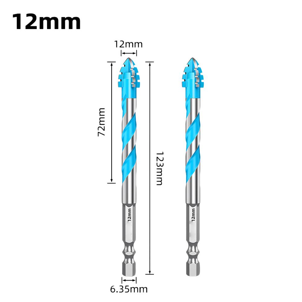 Upgrade Your Tool Collection with This Eccentric Drill Bit Set of Two Perfect For Precision Work on Various Hard Materials