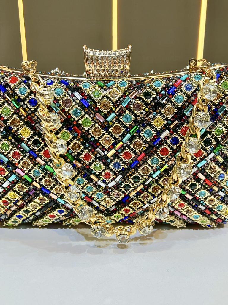 2025 Exquisite Rhinestone Evening Bag - High-End Luxury Party Handbag