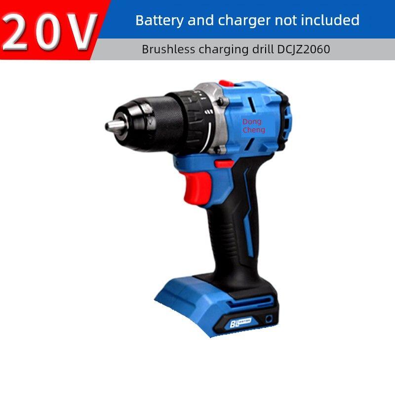 

Dongcheng 20V Brushless Cordless Drill Dcjz2060am Rechargeable Double Speed Forward and Reverse High Power Electric Hand Drill Electric 20V DCJZ2060 bare metal