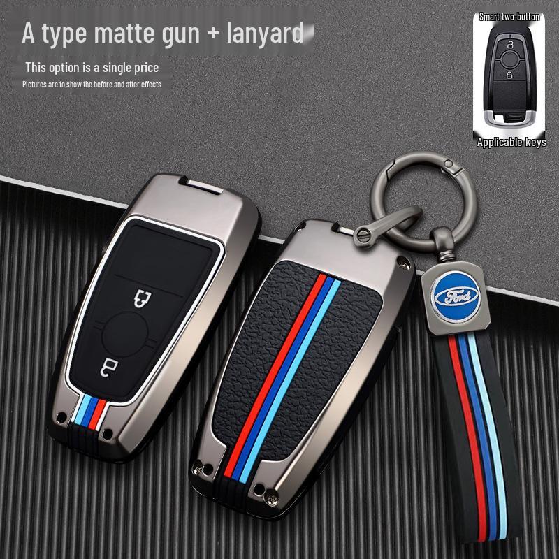 2020 Ford Escape & 2022 Mondeo Edge Two-Button Car Key Case