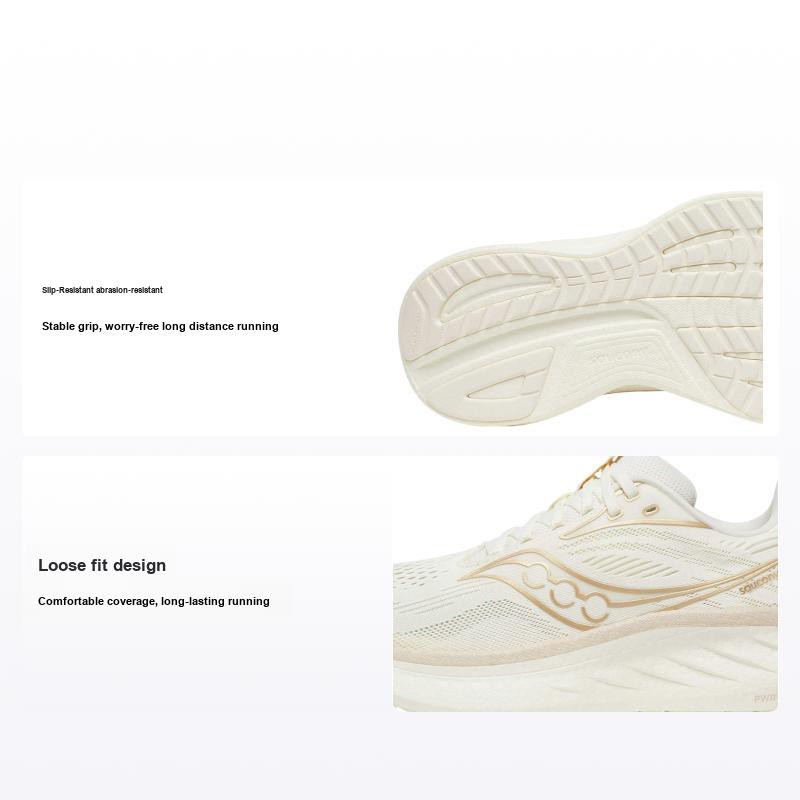Saucony Ride 18 Wide Vanilla Women Sneakers Cream S11001-104 38
