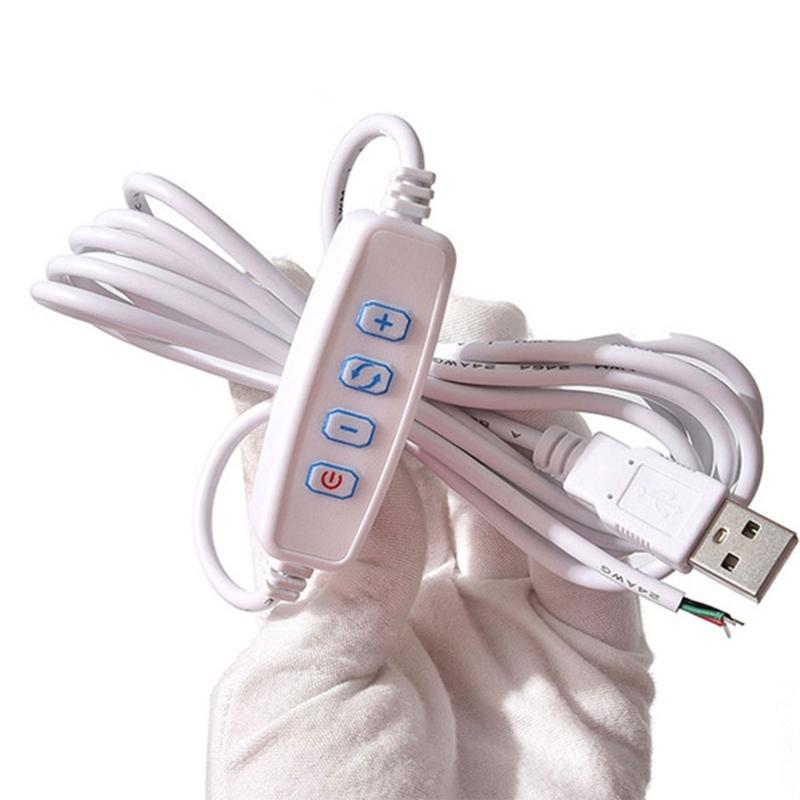 DC5V LED Dimmer Extension Cord Dimming Color Matching Extension Cable Dimming Controllers for LED Light, Ribbon Light