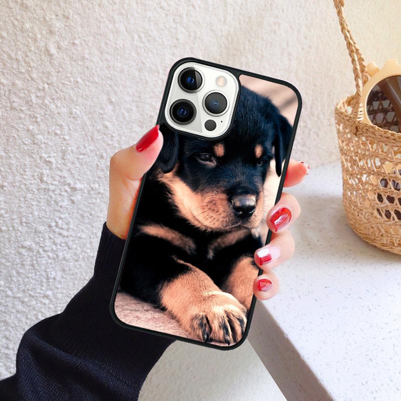 Rottweiler Beautiful Big Dog Phone Case for iPhone 17 Air 16 Coque 15 14 12 13 PLUS 11 PRO MAX Back Cover Fundas Shell