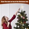 Christmas Tree Topper Winter Holiday Treetop Decorations Christmas Glitter Star Ornament Treetop Decoration For Office Indoor