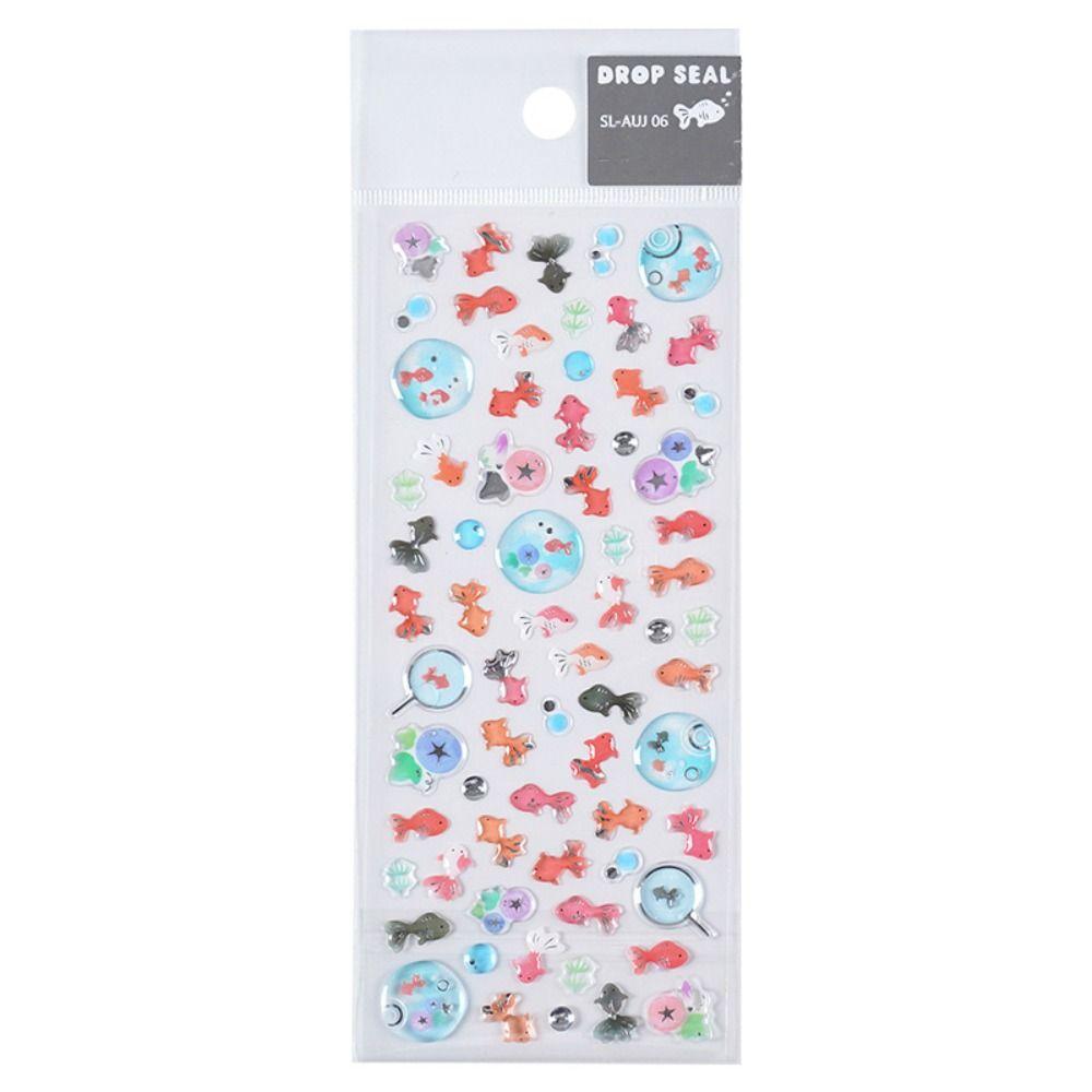 

DIY Phone Case Sticker Goldfish Graffiti Toy Durable Phone Case Decoration