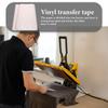 1 Roll Wear-Resistant PVC Transfer Film Sticky Surface Easy Release Backing for Numbers Art Paintings Garment