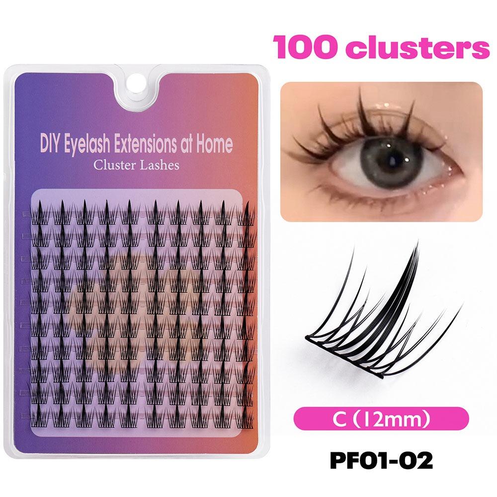 Anime Lash Clusters Spiky Cluster Eyelash Extensions Volume Individual Lashes  DIY At Home