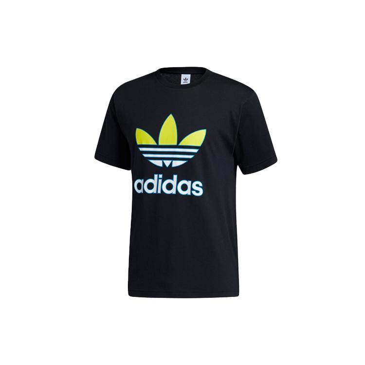 adidas originals Men s Road to Tokyo Trefoil Crew Neck Black Men s GL5138 S