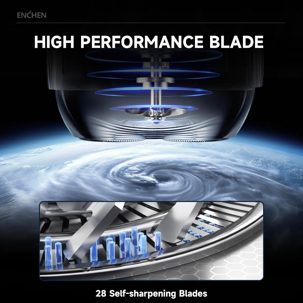Xiaomi ENCHEN Mini 6S Mini Rasierer 2D Gesichtsrasierer Hubmagnetischer Scherkopf